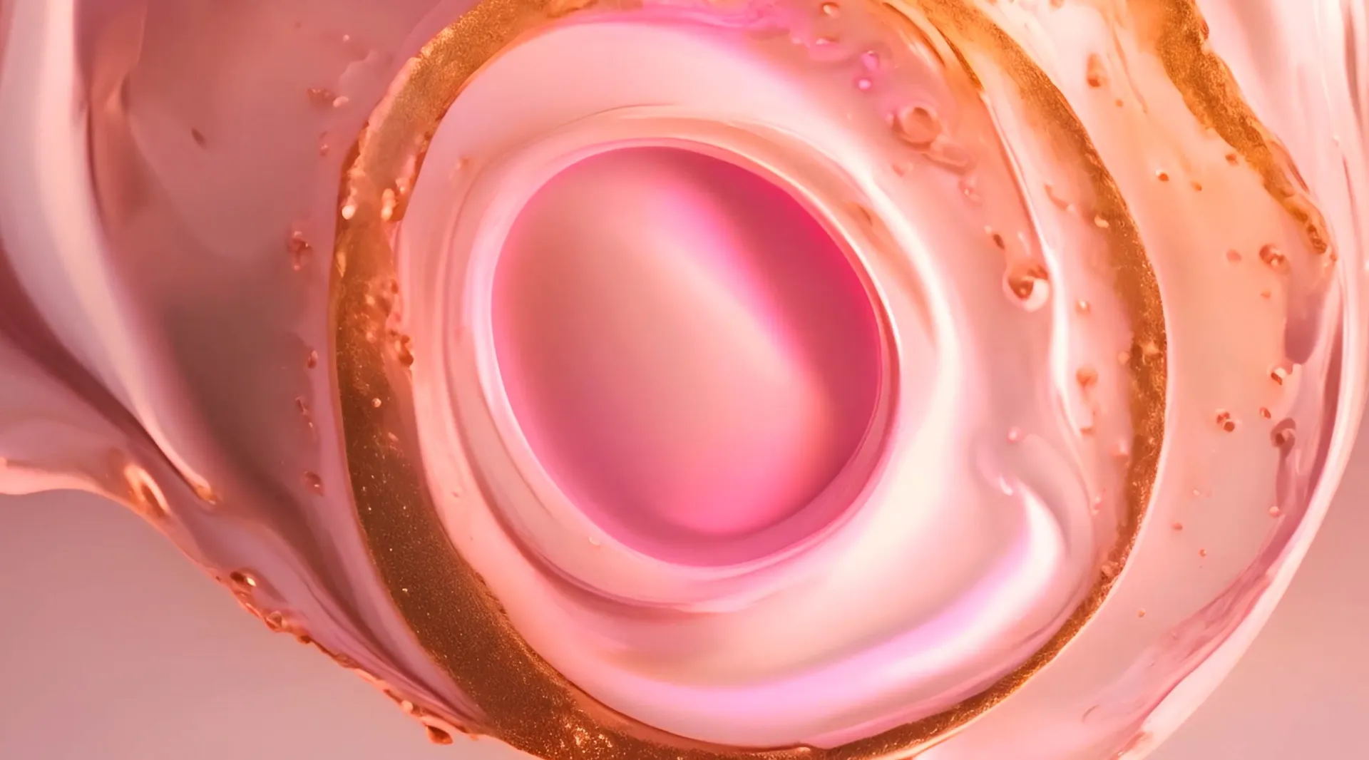 Ethereal Pink and Gold Swirl Loopable Video